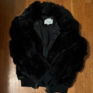 Black Women's Fur Jacket
